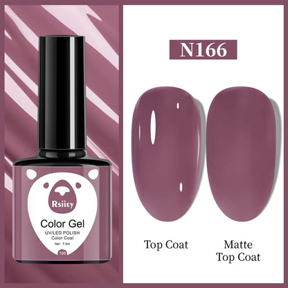 7.3ml Professional Black White Nail Gel Polish Super-Smoth Black&White Gel Nail Polish Semi-Permanent White Black Nail UV Gel