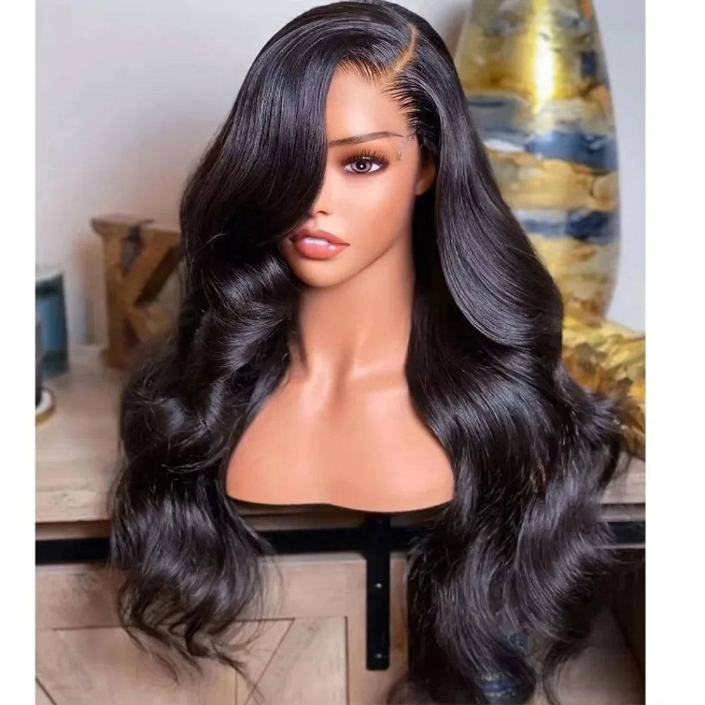 250Density 38 inch 13x6 hd lace front wig human hair Body Wave lace front human hair wig 13x4 Brazilian glueless wigs human hair