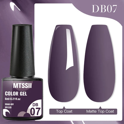 Mtssii 240 Colors Nail Gel Polish Nail Supplies 6ml Vernis Semi Permanent Nail Art Manicure Soak Off LED UV Gel Nail Varnishes