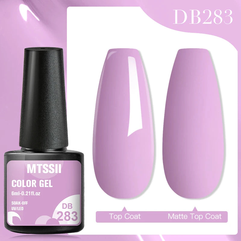 Mtssii 240 Colors Nail Gel Polish Nail Supplies 6ml Vernis Semi Permanent Nail Art Manicure Soak Off LED UV Gel Nail Varnishes