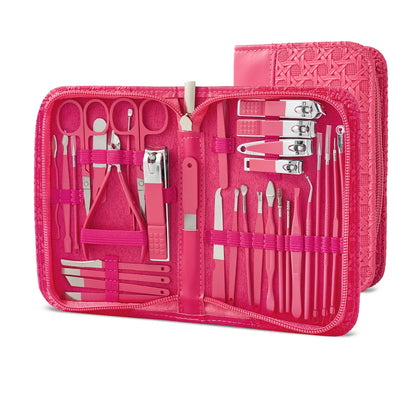 8/32pcs Manicure Set Professional Pedicure Kit Nail Scissors Grooming Kit Stainless Steel Manicure Cutters Nail Beauty Tools