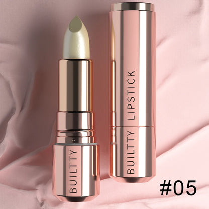 Matte Lipstick 5 Colors Nude Red Moisturizer Smooth Lipstick Long Lasting Waterproof Lipstick Matte & Pearl Finish Makeup Gift