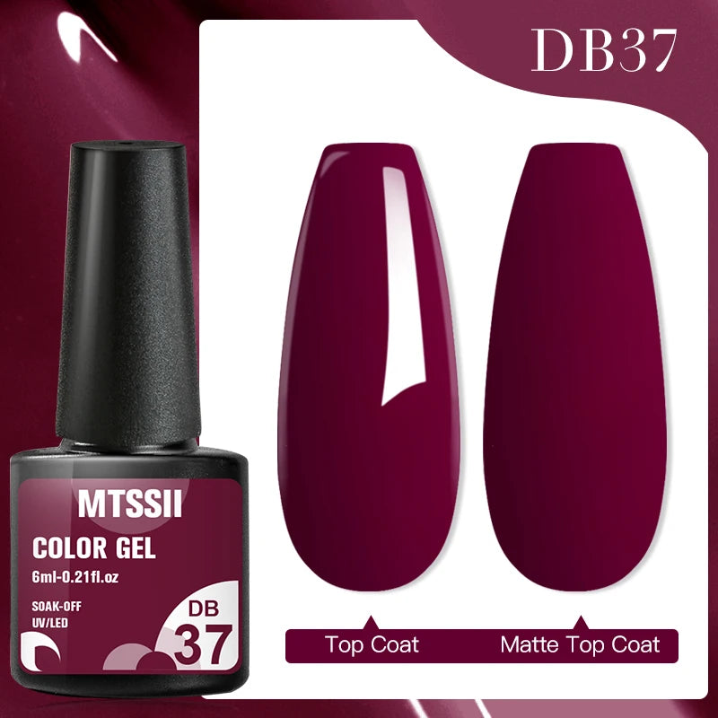 Mtssii 240 Colors Nail Gel Polish Nail Supplies 6ml Vernis Semi Permanent Nail Art Manicure Soak Off LED UV Gel Nail Varnishes