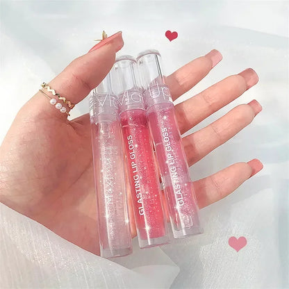 Mirror Water Lip Gloss Lip Glaze Transparent Glass Lip Oil Waterproof Lasting Liquid Lipstick Lipgloss Lipgloss Lips Cosmetics