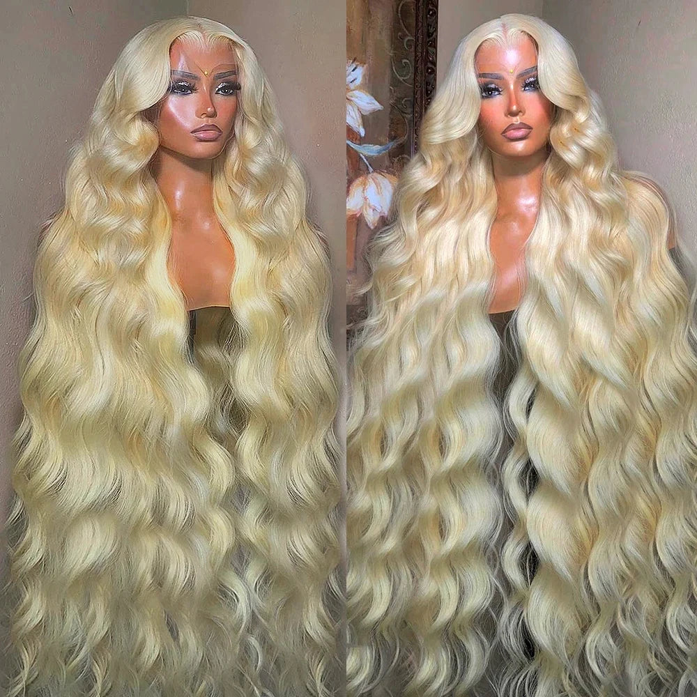 Hd Transparent 613 Blonde Wigs 13x4 13x6 Lace Front Human Hair Wig Pre Plucked Bone Straight Lace Frontal Wigs 250 300 Density