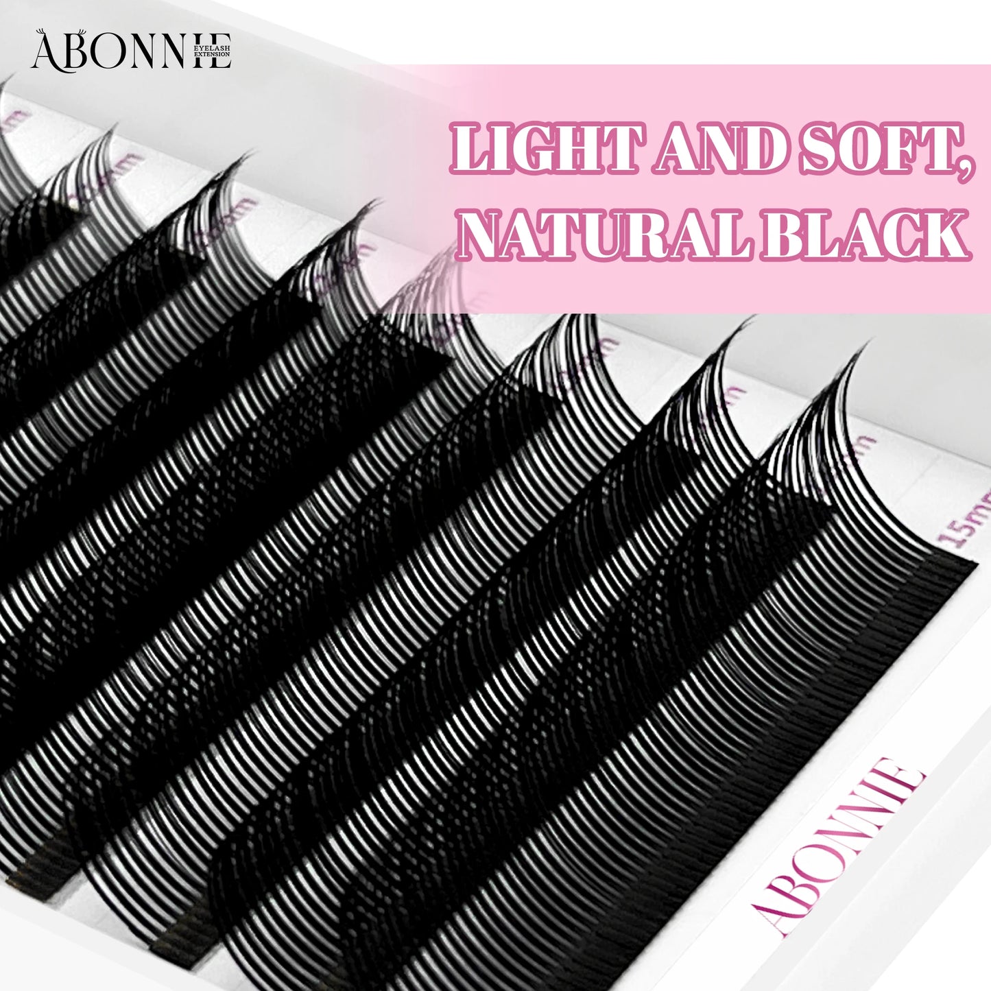 Abonnie 5D Flower Lashes Spikes Eyelash Extensions Fluffy Volume Fans Wispy Lash Premade