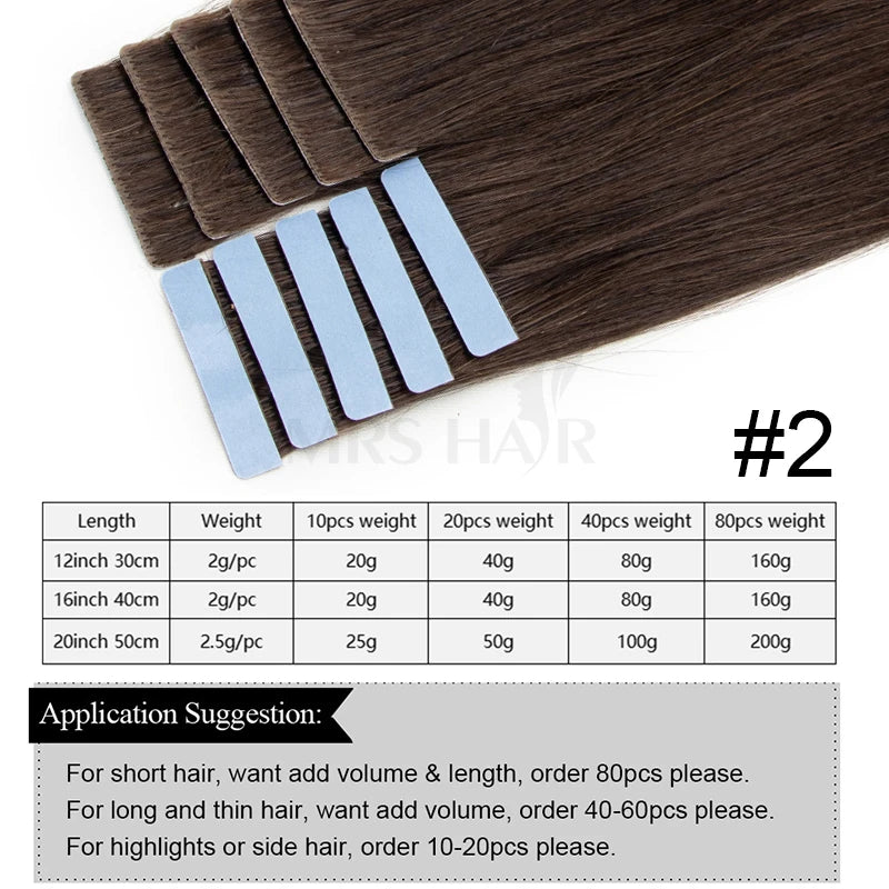 Invisible Tape In Hair EXtensions Human Hair Seamless Pu Skin Weft Injected Hair Extensions Machine Remy Tape-Ins 10pcs/pack