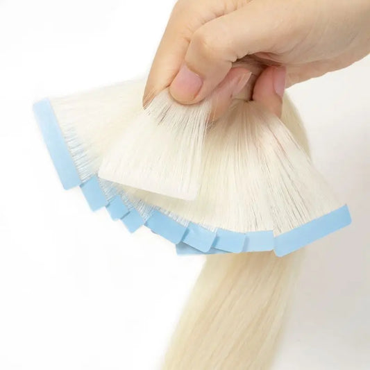 Invisible Tape In Hair EXtensions Human Hair Seamless Pu Skin Weft Injected Hair Extensions Machine Remy Tape-Ins 10pcs/pack