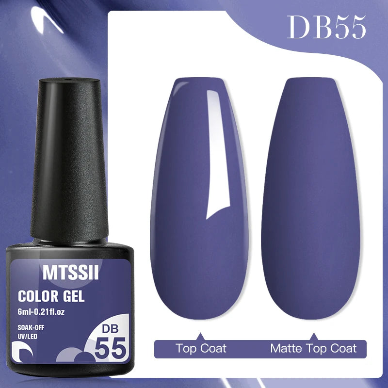 Mtssii 240 Colors Nail Gel Polish Nail Supplies 6ml Vernis Semi Permanent Nail Art Manicure Soak Off LED UV Gel Nail Varnishes