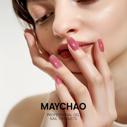 MAYCHAO 12ML 31 Color Ice Transparent Jelly Gel Nail Polish Soak Off UV LED Semi Permanent Transparent Varnish Nail Polish