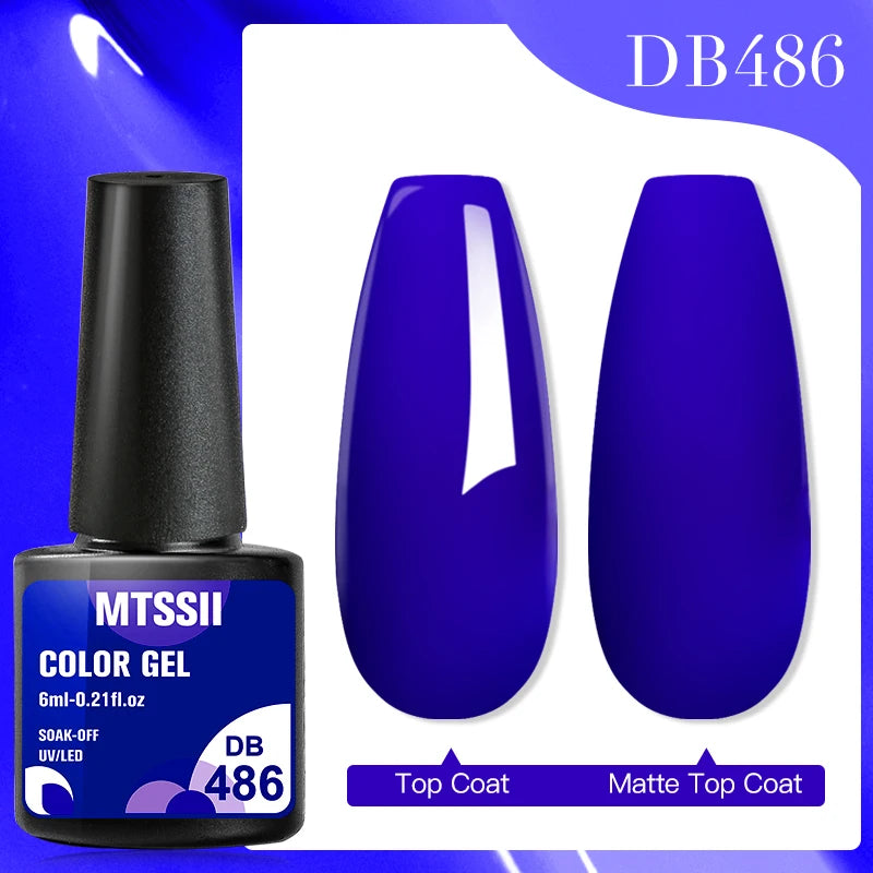 Mtssii 240 Colors Nail Gel Polish Nail Supplies 6ml Vernis Semi Permanent Nail Art Manicure Soak Off LED UV Gel Nail Varnishes