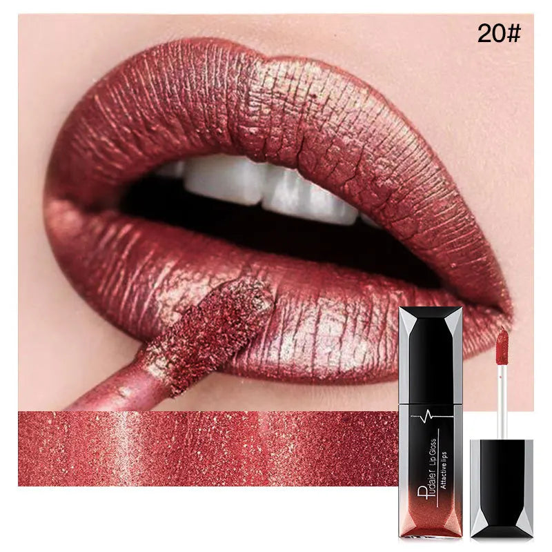 21-Color Lip Gloss Matte Mist Liquid Lipstick Waterproof Long lasting Cosmetics Lip Tint Paste Not-fade Lip Glaze