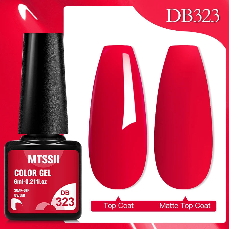 Mtssii 240 Colors Nail Gel Polish Nail Supplies 6ml Vernis Semi Permanent Nail Art Manicure Soak Off LED UV Gel Nail Varnishes