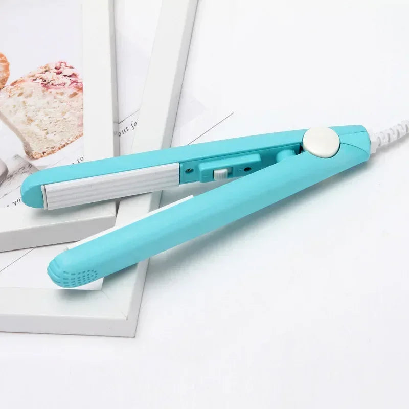 2024 Best Sell Mini Hair Curler Fluffy Splint Flat Iron Curling Corrugated Plate Pro Electric Hair Crimper For All Hair Lengths