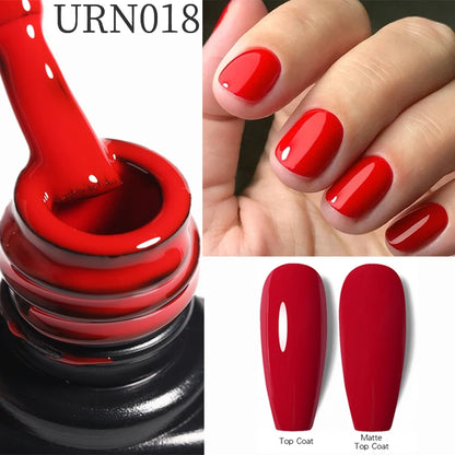 UR SUGAR 7.5ml Nail Gel Polish Red Dark Gel Polish Vernis Semi Permanent Nail Art Manicure Soak Off LED UV Gel Nail Varnishes