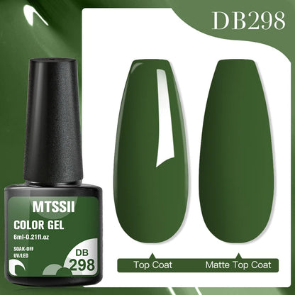 Mtssii 240 Colors Nail Gel Polish Nail Supplies 6ml Vernis Semi Permanent Nail Art Manicure Soak Off LED UV Gel Nail Varnishes