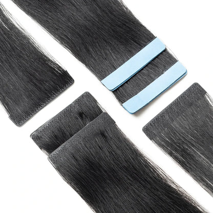 Invisible Tape In Hair EXtensions Human Hair Seamless Pu Skin Weft Injected Hair Extensions Machine Remy Tape-Ins 10pcs/pack