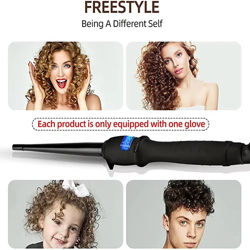 Easy to Use One Barrel Hair Curler professional curling iron Anti-Scalding spiral curl Far Infrared Negative Ion Curling iron