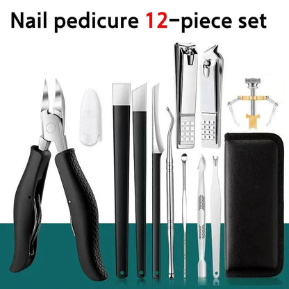 Nail Clipper Set for Paronychia Home Pedicure Tool Portable MEN'S High-grade Manicure Knife Dead Skin Scissors