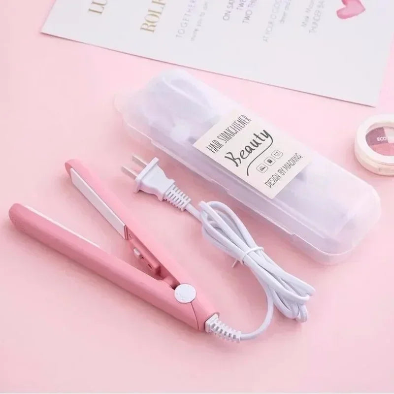 2024 Best Sell Mini Hair Curler Fluffy Splint Flat Iron Curling Corrugated Plate Pro Electric Hair Crimper For All Hair Lengths