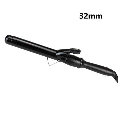 Professional Hair Curler 1.25 Inch Clipped Curling Iron with Extra Long Tourmaline Ceramic Barrel LCD Temperature Adjust up 450℉