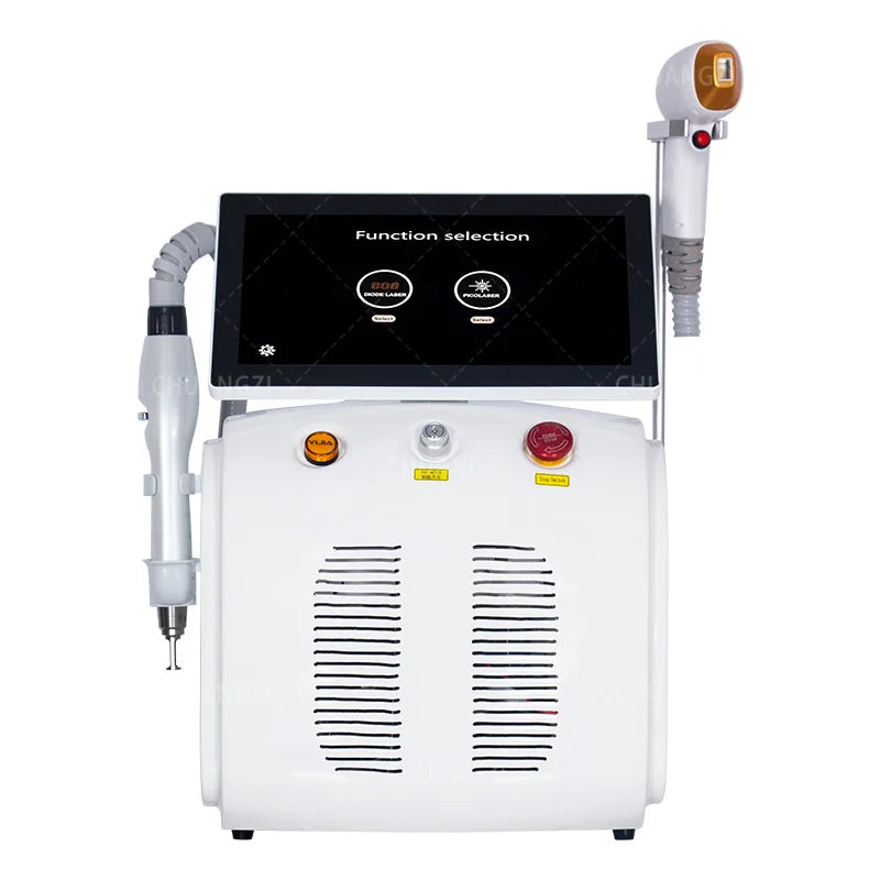 Tattoo Removal and Hair Removal Machine for Women 2 in 1 Diode Laser Q-switched Hair Removal Switched epilator ND YAG