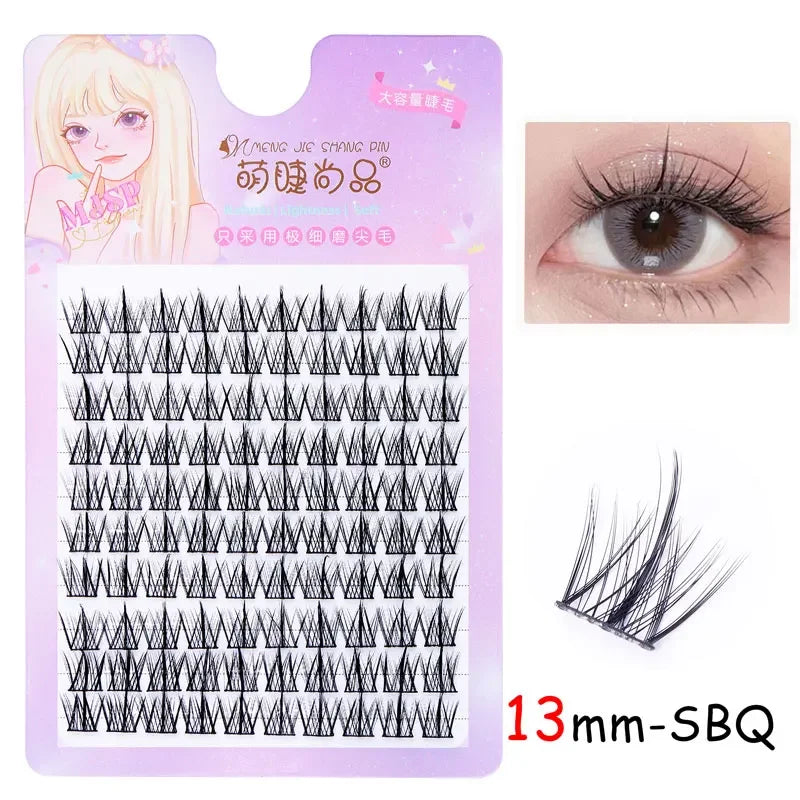 Natural Eyelash Clusters DIY Manga Lashes Transparent Terrier Strands Eyelash Soft False Eyelashes  Eyelashes Daily Makeup