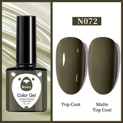 7.3ml Professional Black White Nail Gel Polish Super-Smoth Black&White Gel Nail Polish Semi-Permanent White Black Nail UV Gel