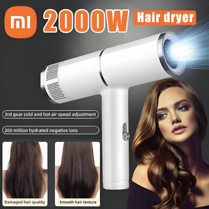 Xiaomi Professional Hair Dryer Negative Ionic Blower High Speed  Electricturbine Drier Constant Temperature Quick Drying Hair