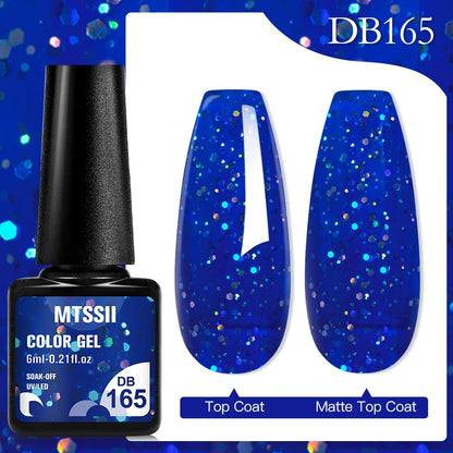 Mtssii 240 Colors Nail Gel Polish Nail Supplies 6ml Vernis Semi Permanent Nail Art Manicure Soak Off LED UV Gel Nail Varnishes