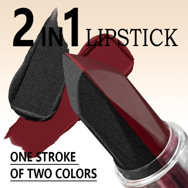 Lipstick Waterproof Long Lasting Moisturizing Matte Non-stick Cup Pearlescent Diamond Lip Tint Red Sexy Lips Makeup