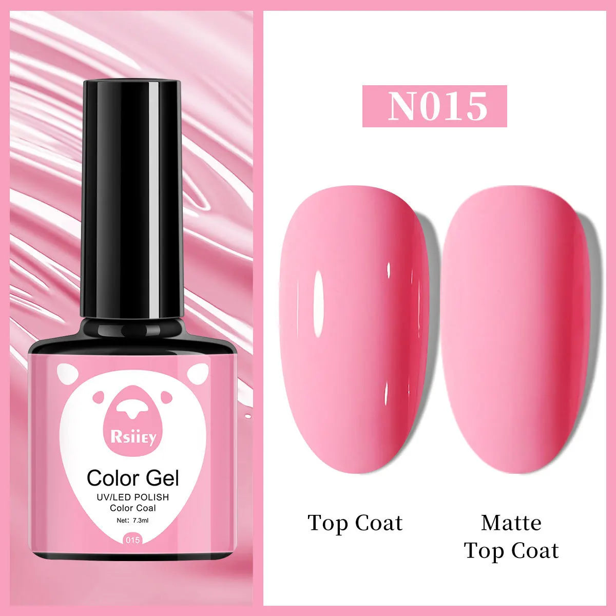 7.3ml Professional Black White Nail Gel Polish Super-Smoth Black&White Gel Nail Polish Semi-Permanent White Black Nail UV Gel