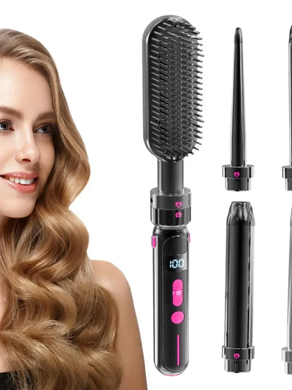 Professional Hair Curling Iron 2 in 1 Hair Straightener And Curler Twist Straightening Curling Iron  Wave Waver Styling Tools