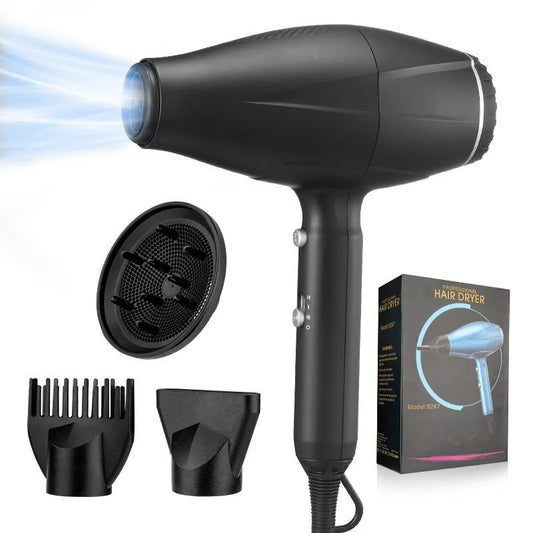 RESUXI 9267 2200W Hair Dryer Professional Powerful Hair Dryer Fast Heating Hot And Cold Adjustment Ionic Air Blow Dryer