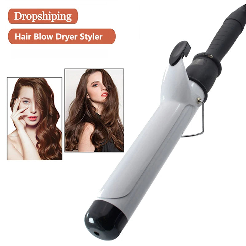 Professional LCD Display Hair Curler Ceramic Ionic LCD Curling Iron Hair Waver Hair Styling Tools Set