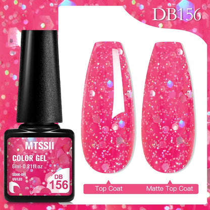 Mtssii 240 Colors Nail Gel Polish Nail Supplies 6ml Vernis Semi Permanent Nail Art Manicure Soak Off LED UV Gel Nail Varnishes