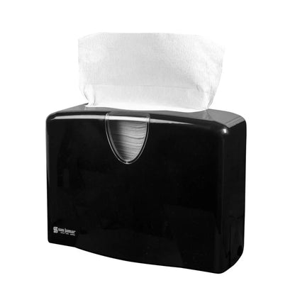 Paper Towel Dispenser Counter Top Towel Holder, Holds Multifold, C-Fold and Single Towels for Bathroom, Kitchens, Restaurants,