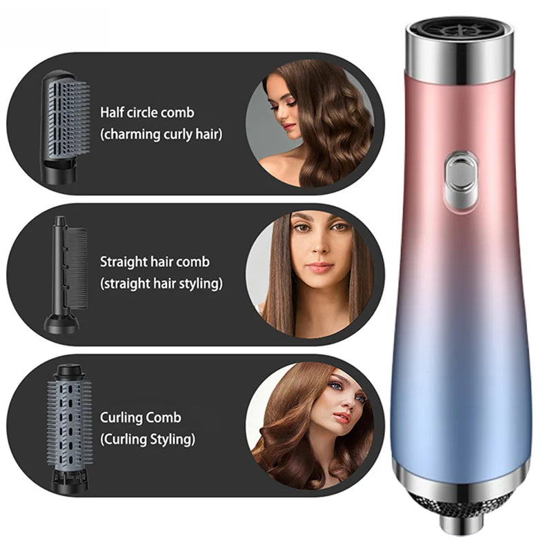 Xiaomi 3IN1 Hair Dryer Hair Styling Tool Hair Blow Dryer Curling Comb Brush Volumizer Straightener Hair Dryer Electric Ion Dryer