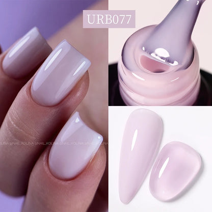 UR SUGAR 30ml Rubber Base Gel Nail Polish Refill Supplier Nude Jelly White UV/LED  Soak Off Profession Hybrid Gel For Manicure