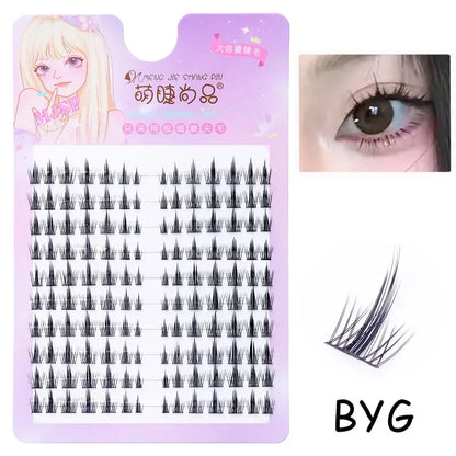 Natural Eyelash Clusters DIY Manga Lashes Transparent Terrier Strands Eyelash Soft False Eyelashes  Eyelashes Daily Makeup