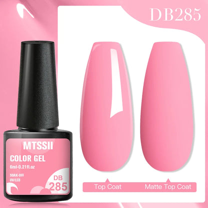 Mtssii 240 Colors Nail Gel Polish Nail Supplies 6ml Vernis Semi Permanent Nail Art Manicure Soak Off LED UV Gel Nail Varnishes