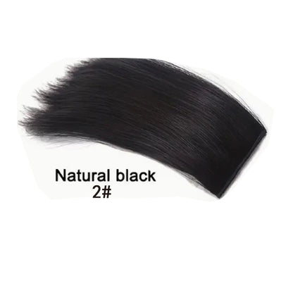 10cm Synthetic Short Straight Pad Invisible Hair Extension Lining of Hair Top Side Cover Hairpiece for Women