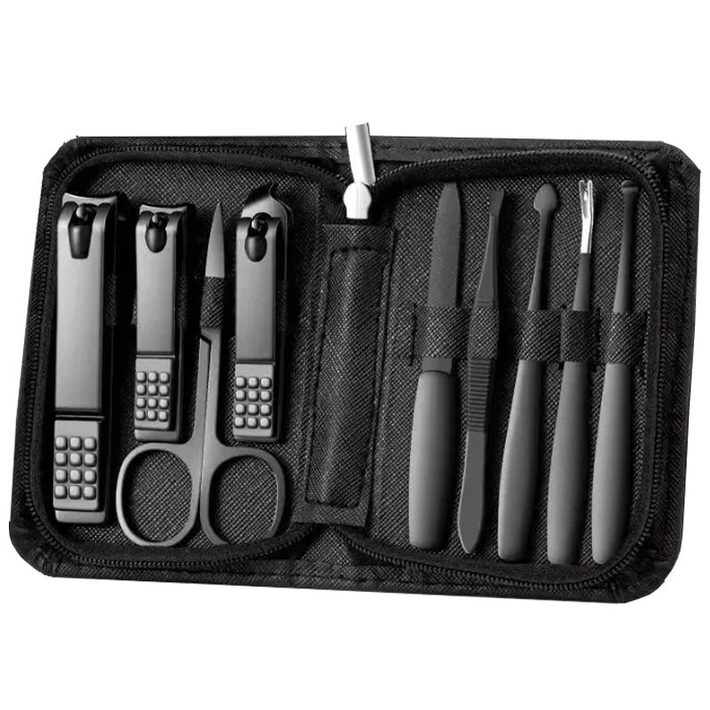 Manicure Set Pedicure Tools Set Nail Grooming Kit for Women Mens, 40 in 1（Dark Green） Nail Manicure Kit Foot Hand Care Kit Nail