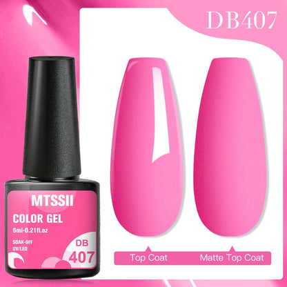 Mtssii 240 Colors Nail Gel Polish Nail Supplies 6ml Vernis Semi Permanent Nail Art Manicure Soak Off LED UV Gel Nail Varnishes