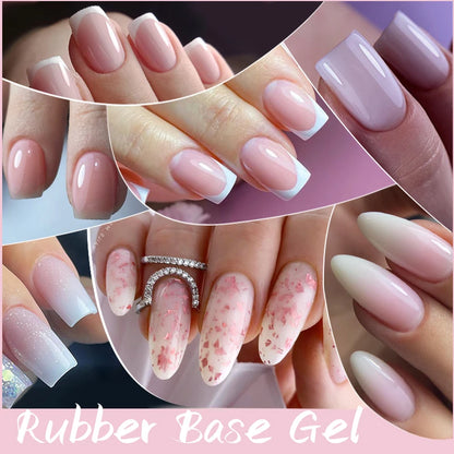 UR SUGAR 30ml Rubber Base Gel Nail Polish Refill Supplier Nude Jelly White UV/LED  Soak Off Profession Hybrid Gel For Manicure