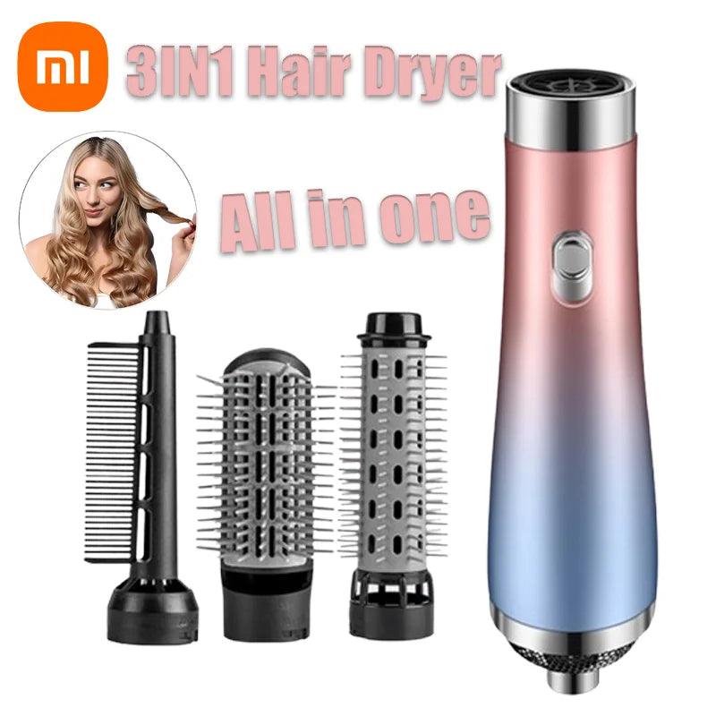 Xiaomi 3IN1 Hair Dryer Hair Styling Tool Hair Blow Dryer Curling Comb Brush Volumizer Straightener Hair Dryer Electric Ion Dryer