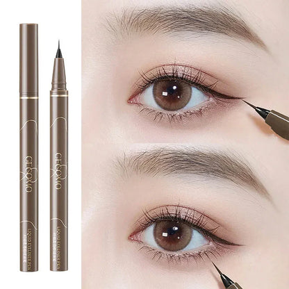 Ultra Thin Black Brown Lower Eyelash Eyeliner Pen Waterproof Lasting Smooth Lying Silkworm Eyes Liner Pencils Eye Makeup Tools