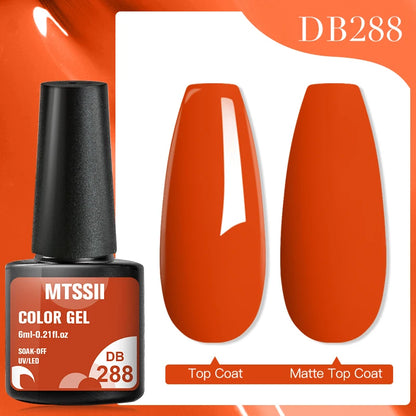 Mtssii 240 Colors Nail Gel Polish Nail Supplies 6ml Vernis Semi Permanent Nail Art Manicure Soak Off LED UV Gel Nail Varnishes