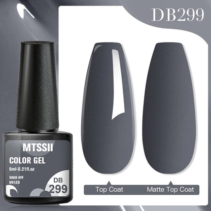 Mtssii 240 Colors Nail Gel Polish Nail Supplies 6ml Vernis Semi Permanent Nail Art Manicure Soak Off LED UV Gel Nail Varnishes