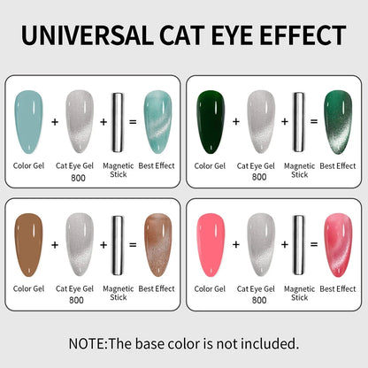 MAYCHAO 5ml Cat Eye Magnetic Gel Nail Polish Shiny Glitter Gel Lacquer Semi Permanent Soak Off UV LED Varnish Manicure Nail Art